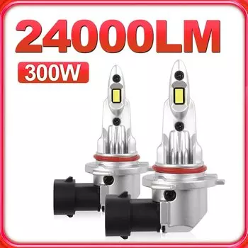 Универсальные Автомобильные Лампы Для Фар 300 Лм CSP Chips 6000 Вт H1 H7 H11 9005 K 12 В 9006 HB3 HB4 Plug & Play Автолампы В...