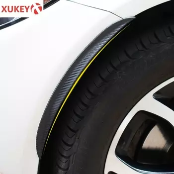 Универсальные автомобильные расширители крыльев из углеродного волокна, брызговики, арочные колеса, полоски для бровей, губ, отделка для автомобиля, грузовика, внедорожника, комплект кузова