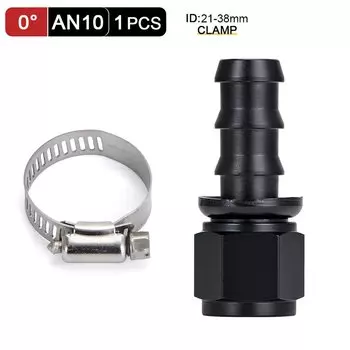 Универсальные фитинги для шлангов AN6 AN8 AN10, фитинги для шланга радиатора мазута, 0, 45, 90, 180 градусов, многоразовый соединительный адаптер