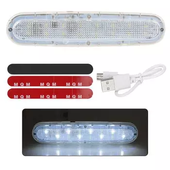 Универсальные фонари для чтения интерьера автомобиля, купольная лампа для внутреннего потолка автомобиля, USB-зарядка, магнитные лампы на крышу, световые полосы