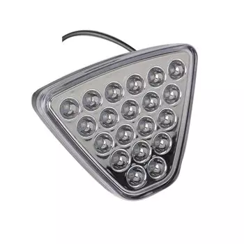 Универсальные JDMl светодиодные задние стоп-сигналы, противотуманные фары квадратной формы, пилосветильник фара F1, лампа заднего бампера для Honda