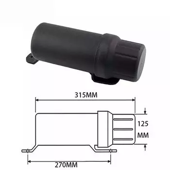 Универсальные Мотоциклетные аксессуары для внедорожников, водонепроницаемый инструмент тубус для перчаток, контейнер для хранения дождевика