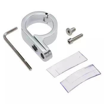 Универсальные мотоциклетные хромированные крепления на руль, зажим, набор часов 25 дюймов 32 мм 1 1/4 дюйма для Harley, Honda, Yamaha, Suzuki, Kawasaki