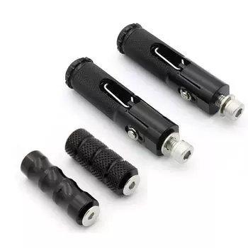 Универсальные мотоциклетные складные подножки, комплект подножек для BMW, Honda, Yamaha, Kawasaki