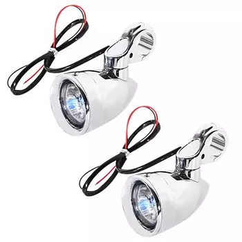 Универсальные мотоциклетные Вспомогательные фары для Harley Sportster Touring Street Glide Road King 883 1200 1 1/4 32 мм защита двигателя