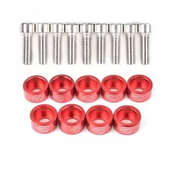 Универсальные наклейки для автомобильного стайлинга M8, 9 шт., модификация, пароль, крыло, шайба, болты для номерного знака, автомобильные аксессуары