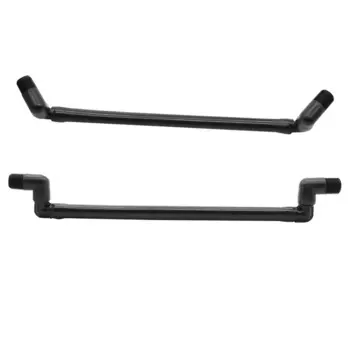 Пластиковые опорные соединения Talk-Satisfied 1/2", черные, 20 шт