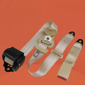 Универсальные регулируемые выдвижные ремни безопасности Трехточечный ремень безопасности Автоматический телескопический ремень безопасности для автомобильного ремня безопасности