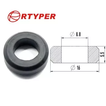 Универсальные резиновые уплотнения Viton для топливного инжектора, 100 шт., фоторазмер: 8,8*16*5,5 мм, 22002
