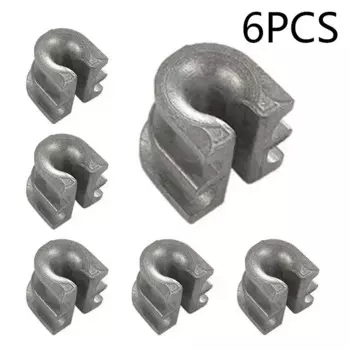 Универсальные рукава с ушками для триммерной головки, 6 шт