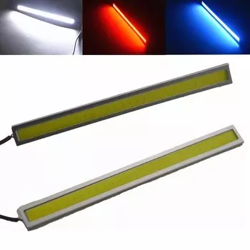 Универсальный 17 см COB DRL Светодиодный дневной светильник авто лампы внешнего освещения светильник s для автомобиля 100% Waterproo стайлинга автомобилей Белый красные, синие