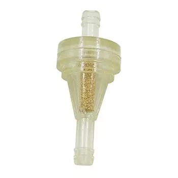 Универсальный 2,5-дюймовый фильтр из спеченной бронзы, топливные фильтры для мотоцикла, 6-миллиметровый маленький двигатель, встроенный карбоновый бензиновый фильтр