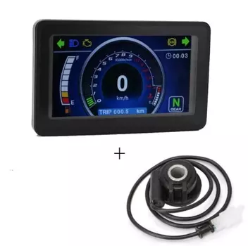 Универсальный 4-цилиндровый мотоциклетный ЖК-дисплей, сменный спидометр, многофункциональный инструмент для мотоцикла, 1,2