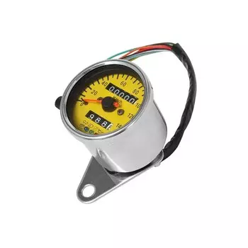 Универсальный 60 мм мотоцикл одометр спидометр с индикатором фотоподсветка водонепроницаемый мотоинструмент