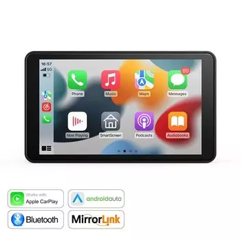 Универсальный 7-дюймовый автомобильный радиоприемник мультимедийный видеоплеер беспроводной CarPlay Android автомобильный аудио сенсорный экран для Nissan Toyota автомобиль