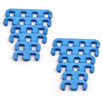 Универсальный 7 мм 8 мм для свечи зажигания РАЗДЕЛИТЕЛЬ провода ткацкий станок для Chevy для Ford пластик