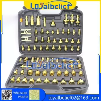 Универсальный адаптер для проверки утечек, инструмент для ремонта утечек для автомобиля Европы, Америки, Азии (подходит для автомобилей 90%)