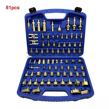 Универсальный адаптер для проверки утечек, инструмент для ремонта обнаружения утечек для Европы, Америки, Азии, автомобильный кондиционер, инструменты для обнаружения утечек