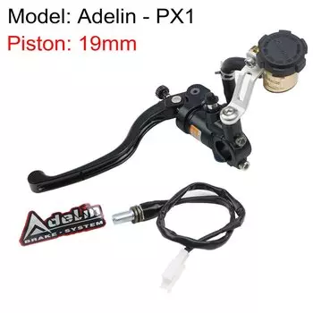 Универсальный Adelin PX1 мотоцикл радиальный монтаж тормозной главный цилиндр сцепления руль мотоцикл гидравлический насос тормозные рычаги