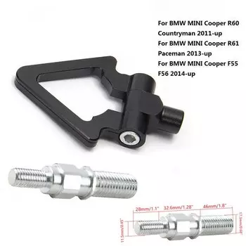 Универсальный алюминиевый прицеп JDM, буксировочный крючок сзади для BMW E46 E81 E30 E36 E90 E91, буксировочный крючок, пригодный для Volkswagen Benz