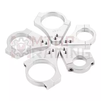 Универсальный алюминиевый рулевой демпфер для мотоцикла, крепежный кронштейн для вилки 30 мм 32 мм 33 мм 35 мм 37 мм 38 мм 39 мм 40 мм 45 мм