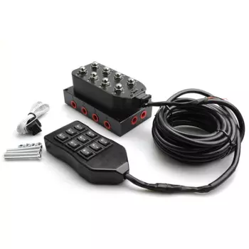 Универсальный Амортизатор 1/4 дюйма, Соленоидный клапан VU4, блок пневматической подвески с кабельной вилкой 1 м и контроллером ручки