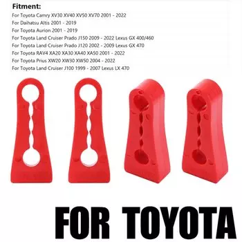 Универсальный Амортизатор для автомобильных дверей, Амортизатор для Toyota, Nissan, VW, Seat, Skoda, Honda, красный резиновый зазор