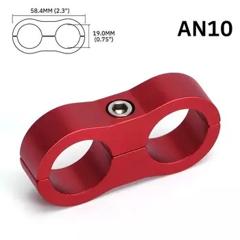 Универсальный AN4 AN6 AN8 AN10, заготовка, масло, топливо, водяной шланг, трубка, разделитель, зажим, комплект алюминиевого сепаратора линии