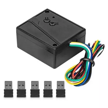 Универсальный автомобильный беспроводной передатчик и приемник, дистанционное управление, приемник открывания гаражной двери, 2,4 ГГц, Bluetooth-соединение, USB-датчик