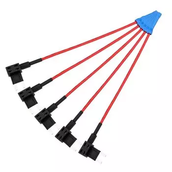 Универсальный Автомобильный Держатель Предохранителя, 12 В/24 В, Лезвие С Цепным Адаптером, Защитный Разветвитель