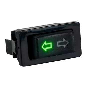 Универсальный автомобильный переключатель стеклоподъемника, подъемный переключатель, 5-контактный постоянный ток, 12 В, 20 А, синий/красный цвет света и жгут проводов