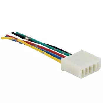 Универсальный автомобильный переключатель стеклоподъемника, подъемный переключатель, 5-контактный постоянный ток, 12 В, 20 А, синий/красный цвет света и жгут проводов