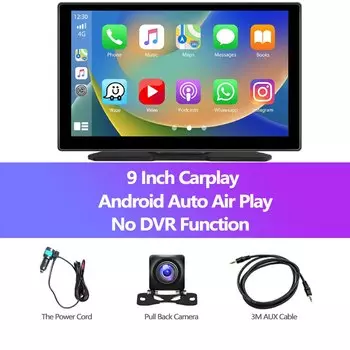 Универсальный автомобильный радиоприемник Podofo, мультимедийный видеоплеер диагональю 9 дюймов, с голосовым управлением, подходит для VW, Nissan, Toyota