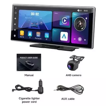 Универсальный автомобильный радиоприемник XUDA 11,26 дюймов, мультимедийный видеоплеер с Wi-Fi, беспроводной Carplay и Android, Автомобильный плеер для Apple или Android MP5