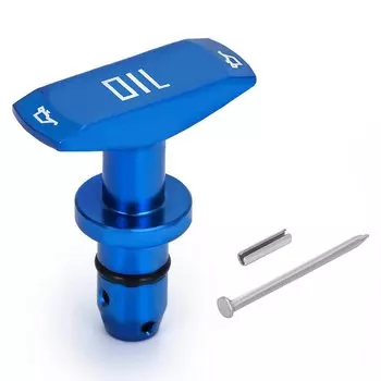 Универсальный автомобильный щуп для измерения уровня масла, ручка для ручки моторного масла, алюминиевая заготовка, автозамена, модификация, украшение JR-ODP02