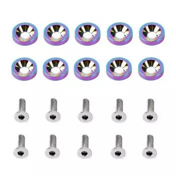 Универсальный Автомобильный Стайлинг, 10 Шт., Алюминиевые Винты M6 Для Номерного Знака