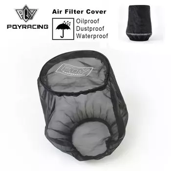 Универсальный автомобильный воздушный фильтр Защитная крышка водонепроницаемый маслостойкий пыленепроницаемый для цилиндрических фильтров с высоким потоком воздуха черный AIB01