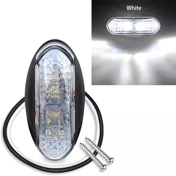 Универсальный боковой габаритный фонарь для автомобиля, грузовика, прицепа, 12 В, 24 В, водонепроницаемый сигнальный задний фонарь, предупреждающие лампы для автомобилей, грузовиков, мотоциклов