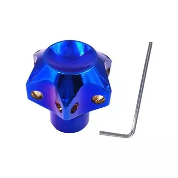 Универсальный брелок для ключей мотоцикла Модифицированная крышка ключа CNC Шестигранная крышка для ключей декоративное кольцо для ключей Автомобильный аксессуар