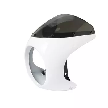 Универсальный чехол для передней фары мотоцикла 7 дюймов в стиле ретро, защита от падения, лобовое стекло для кафе, Racer, Honda, Yamaha