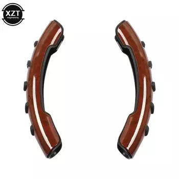 Универсальный чехол на руль автомобиля с 2 половинами, 38 см, силиконовый чехол на руль из углеродного волокна, автомобильные противоскользящие аксессуары