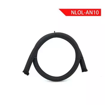 Универсальный черный AN4 AN6 AN8 AN10 AN12 плетеный нейлоновый топливный шланг масляный бензиновый тормозной шланг для гоночного мотоцикла шланг 0,3 метра