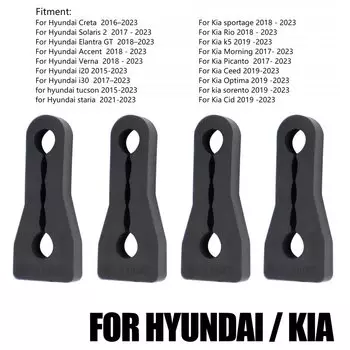 Универсальный демпфер дверного замка автомобиля для Toyota Nissan VW Hyundai KIA Peugeot, амортизирующее уплотнение 2004 2020 2023 2024