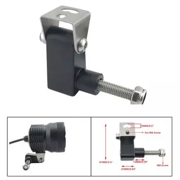 Универсальный держатель для нижней вилки мотоцикла M6 M8, кронштейн для передней противотуманной фары мотоцикла, крепление для KYMCO xcyto250 400 AK550