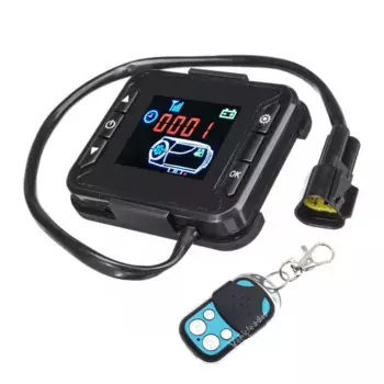 Универсальный дизельный воздушный обогреватель 12 В с ЖК-дисплеем и пультом дистанционного управления с 4 кнопками