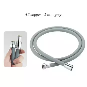 Универсальный душевой шланг под давлением, силиконовый шланг для ванной комнаты с защитой от намотки, утолщенный взрывозащищенный шланг для водонагревателя для душа шланг