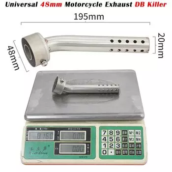 Универсальный глушитель выхлопной трубы для мотоцикла, 48 мм
