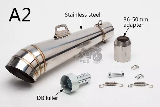 Универсальный глушитель выхлопных газов для мотоцикла yoshimura, 51 мм, дБ, для FZ1 R6 R15 ZX6R ZX10 Z900 1000 CBR1000 GSXR1000 с дБ-убийцей