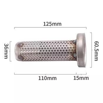 Универсальный глушитель выхлопных газов для мотоцикла, 51 мм, 60,5 мм