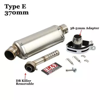 Универсальный глушитель выхлопных газов Yoshimura, глушитель выхлопных газов для мотоциклов, квадроциклов, мотовездеходов, внедорожников, скутеров-куб. См, 51 мм